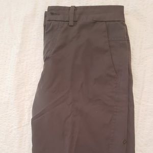 Dark olive lululemon commission short